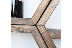 Evila Vägghylla 5 Hexagoner