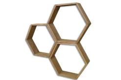Evila Vägghylla Hexagoner