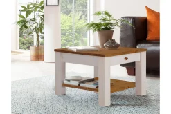 Evonne Soffbord 60 cm med Förvaring Låda + Hylla