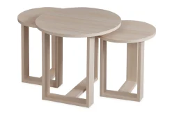Falan Satsbord 52 cm Runt 3 Bord