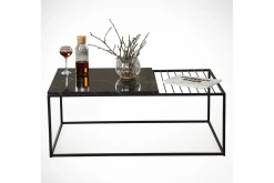 Falan Soffbord 95 cm Marmormönster Ribbor