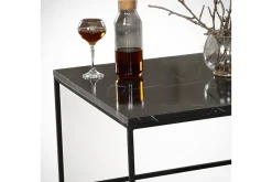 Falan Soffbord 95 cm Marmormönster Ribbor