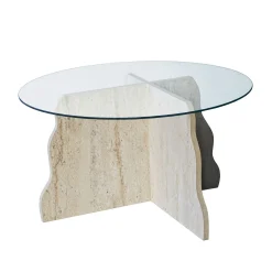 Fikret Soffbord 75 cm Rund Glas