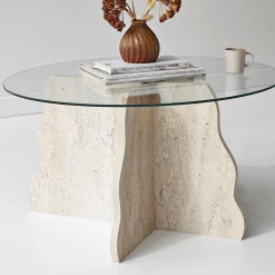Fikret Soffbord 75 cm Rund Glas