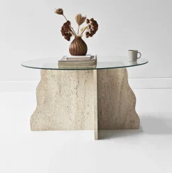 Fikret Soffbord 75 cm Rund Glas