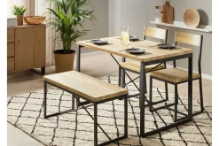 Flixton Matgrupp 110 cm Inkl 2 stolar + Bänk