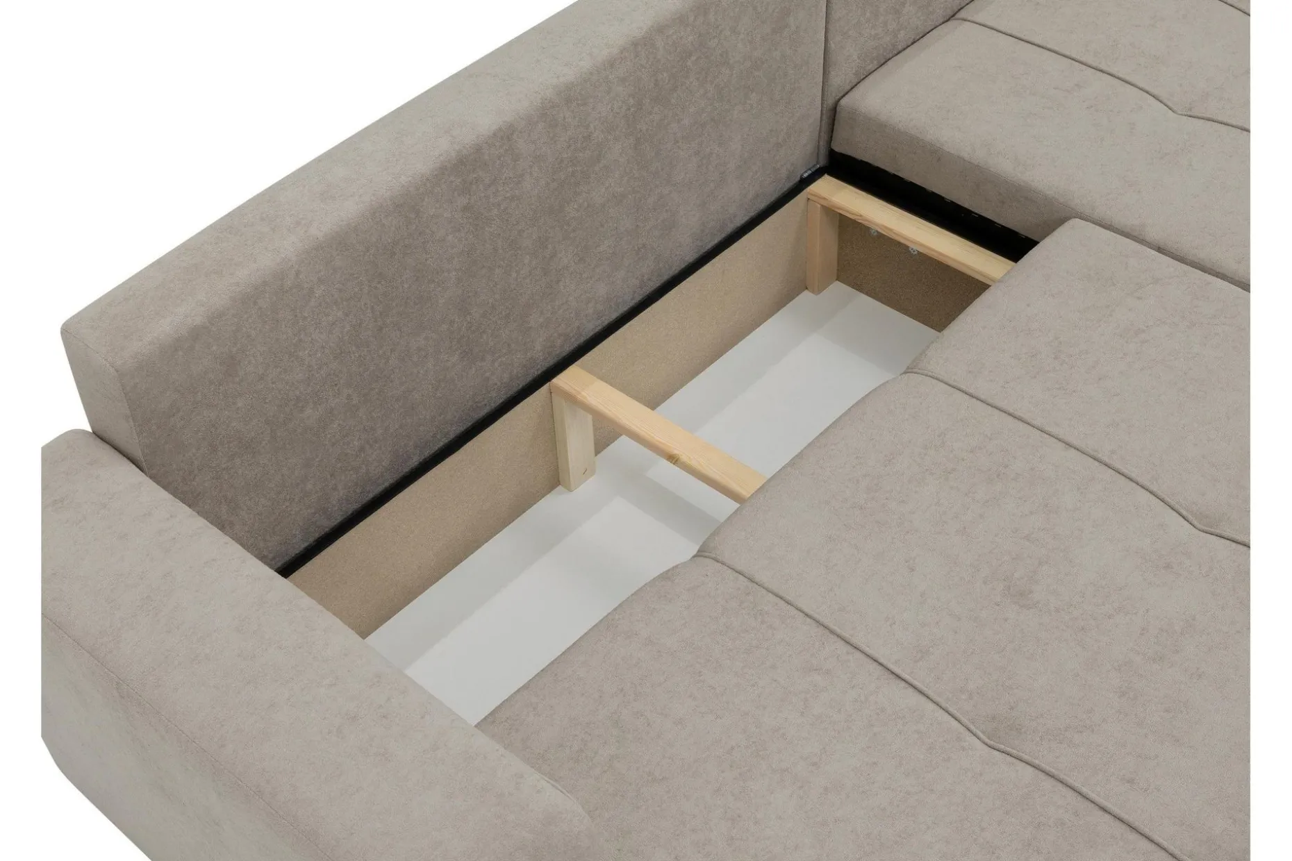 Flo Bäddsoffa med Divan 3-sits i Plysch