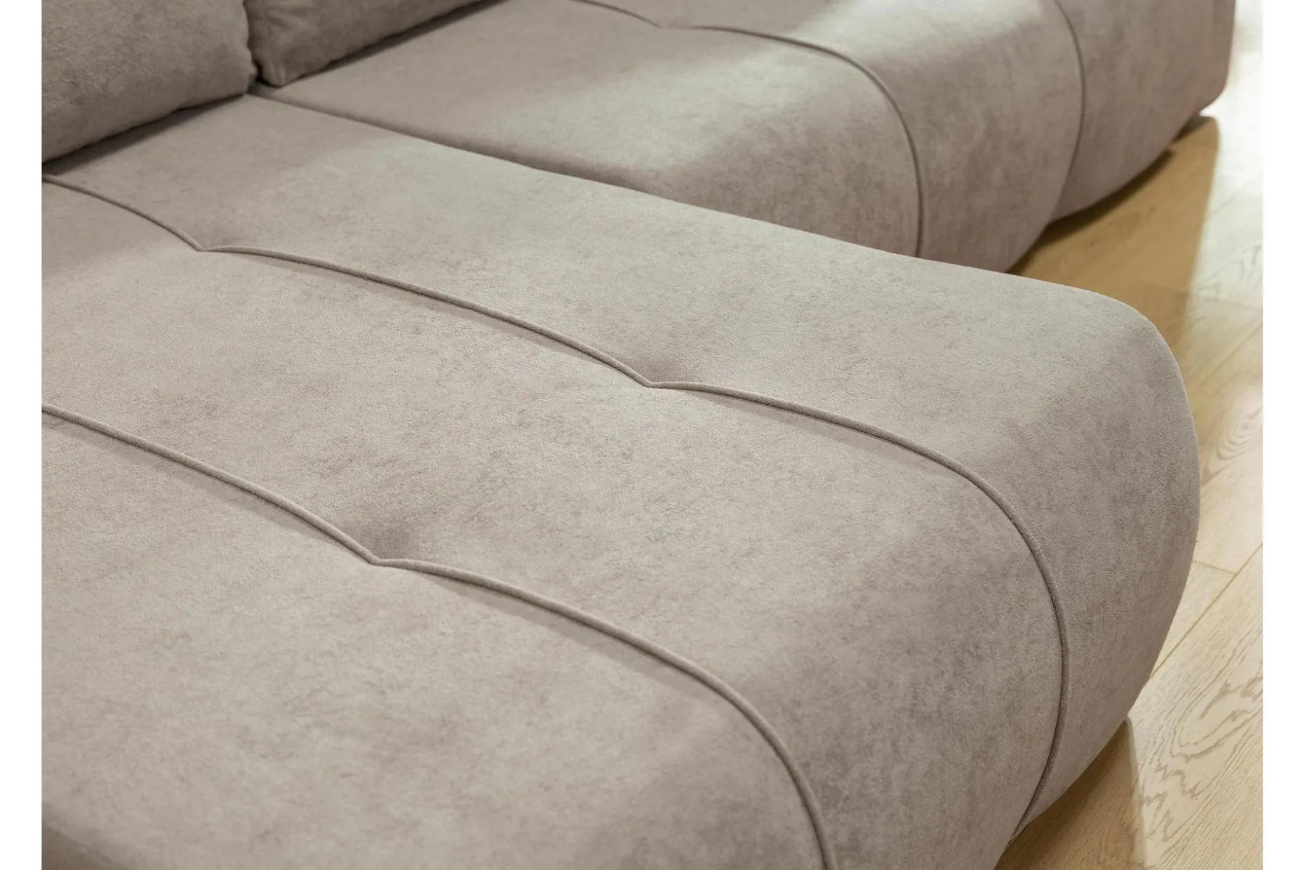 Flo Bäddsoffa med Divan 3-sits i Plysch