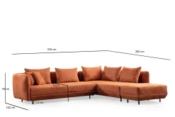 Floransa 4-sits Soffa med Divan