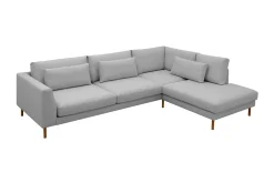 Florenz 4-sits Högervänd L-formad Schäslongsoffa i Tyg