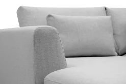Florenz 4-sits Högervänd L-formad Schäslongsoffa i Tyg