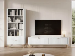 Forba Möbelset vardagsrum - tv-bänk och bokhylla
