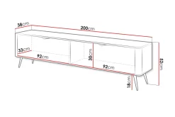 Forba Tv-bänk 200 cm
