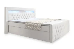 Franco Sängpaket med förvaring LED-belysning 160x200 cm