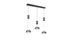Franklin LED Taklampa 3L antracit