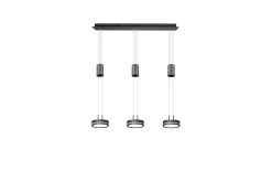 Franklin LED Taklampa 3L antracit