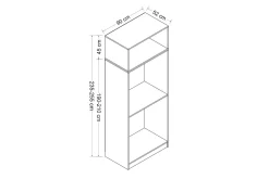 Fruitland Garderob 90 cm