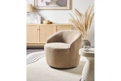 Fåtölj Davik Beige/svart