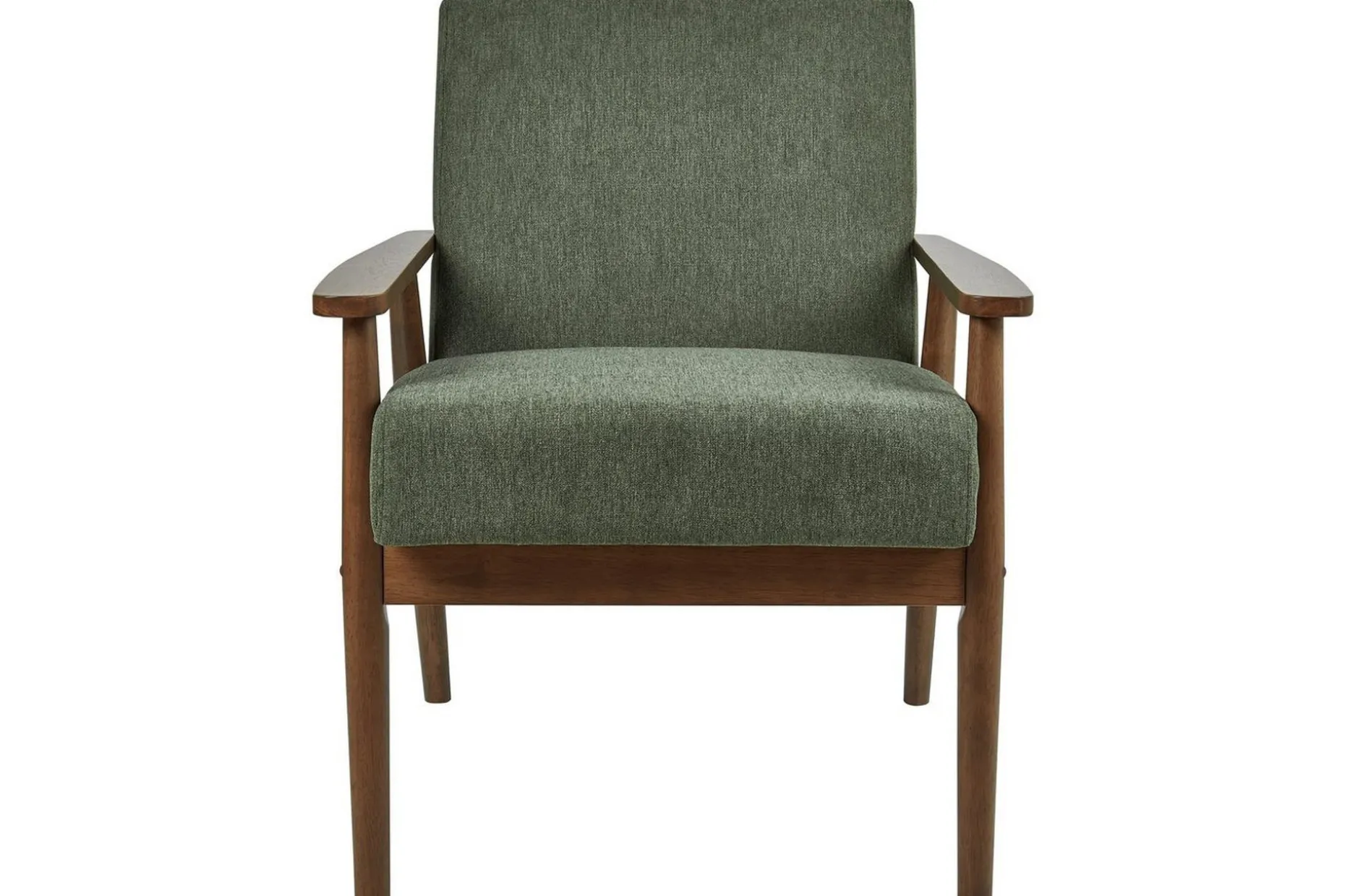 Fåtölj Esrum Grönt/mörkt trä, Polyester