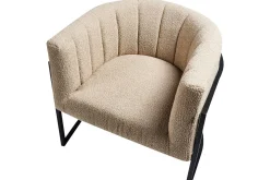 Fåtölj Larvik II Beige/svart