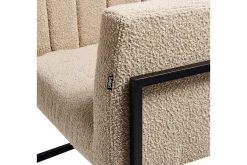 Fåtölj Larvik II Beige/svart