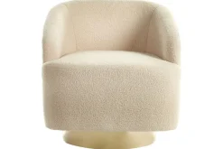 Fåtölj Lavik Beige/guld