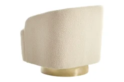 Fåtölj Lavik Beige/guld