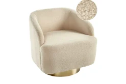 Fåtölj Lavik Beige/guld