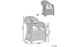 Fåtölj Susua Ii set om 2