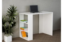 Furny Home Skrivbord 90 cm med Förvaring Hylla