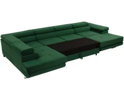 Gabina 5-sits U-formad bäddsoffa med divan och schäslong
