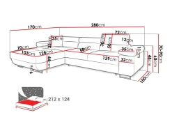 Gabina Soffa med Divan 3-sits
