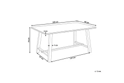 Gaelan Matbord 90 cm Rektangulär