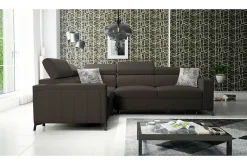 Galbally 3-sits Hörnbäddsoffa Dark brown