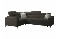 Galbally 3-sits Hörnbäddsoffa Dark brown