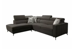 Galbally 3-sits Hörnbäddsoffa Dark brown
