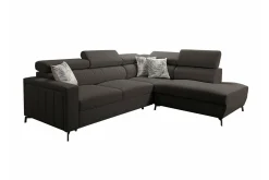 Galbally 3-sits Hörnbäddsoffa Dark brown