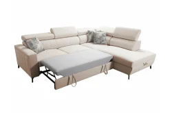 Galbally 3-sits Hörnbäddsoffa beige