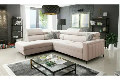 Galbally 3-sits Hörnbäddsoffa beige