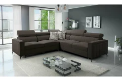 Galbally 4-sits Hörnbäddsoffa Black