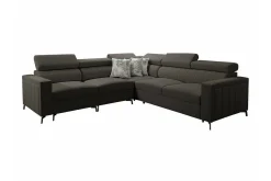 Galbally 4-sits Hörnbäddsoffa Black