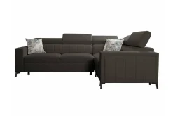 Galbally 3-sits Hörnbäddsoffa Dark brown