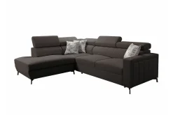 Galbally 3-sits Hörnbäddsoffa Dark brown