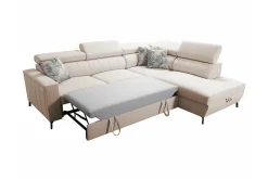 Galbally 3-sits Hörnbäddsoffa beige