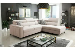 Galbally 3-sits Hörnbäddsoffa beige