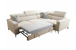 Galbally 3-sits Hörnbäddsoffa Light grey