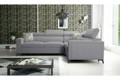 Galbally 3-sits Hörnbäddsoffa Light grey