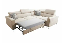 Galbally 3-sits Hörnbäddsoffa beige