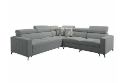 Galbally 4-sits Hörnbäddsoffa Ljusgrå