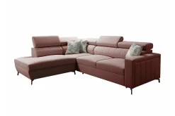 Galbally 3-sits Hörnbäddsoffa Pink